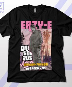 Straight Outta Los Santos Eazy-E GTA Black T-Shirt