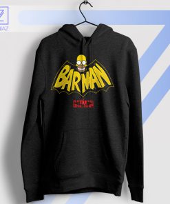 The Bat in Springfield Homer Barman Hoodie