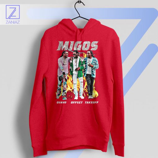 Trio Triumph Show Your Migos Love Red Hoodie