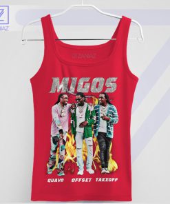 Triple Threat Style Migos Legend Red Tank Top