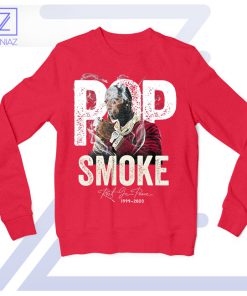 Woo Season Swag Pop Smoke Red Sweatshirt