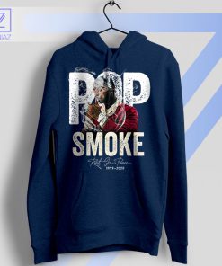 Woo Walk Mastery Pop Smoke Navy Hoodie