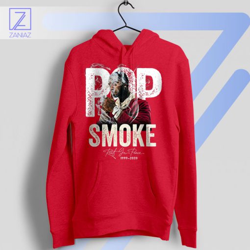 Woo Walk Mastery Pop Smoke Red Hoodie