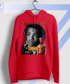 XXXTentacion Tribute Revenge Reimagined Red Hoodie