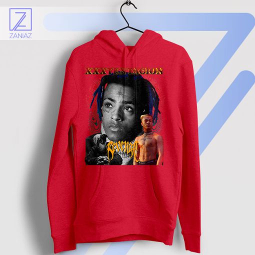 XXXTentacion Tribute Revenge Reimagined Red Hoodie