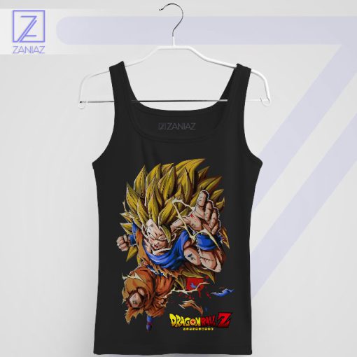 Z-Fighter Fashion Super Saiyan 4 Black Tank Top