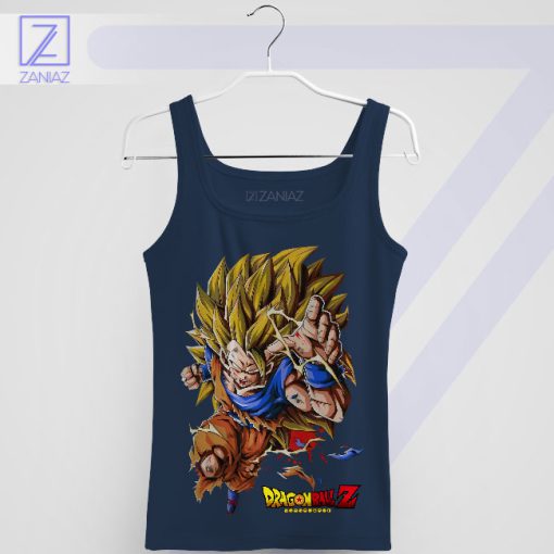 Z-Fighter Fashion Super Saiyan 4 Navy Tank Top