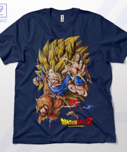 Z-Warrior Fashion Super Saiyan 4 Navy T-Shirt