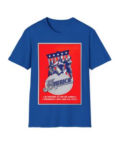 America Concert Poster 1975 T-Shirt