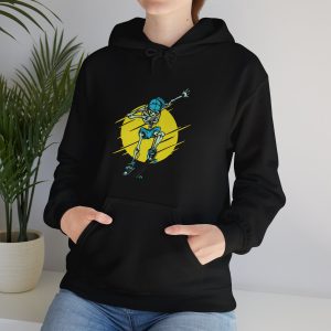 Dancing Skeleton Skateboarder Hoodie