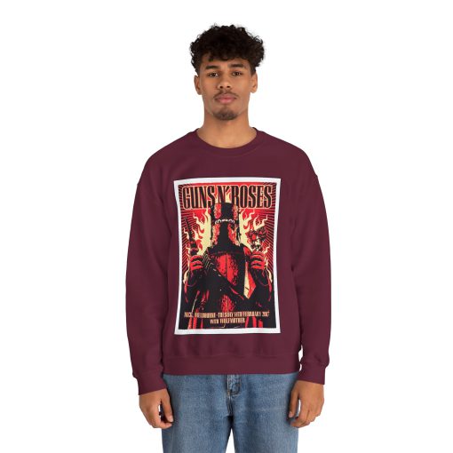 Guns N Roses Concert Poster Sweatshirt