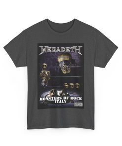 Heavy Metal Megadeth Concert T-Shirt