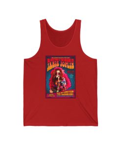 Janis Joplin Concert Poster Tank Top