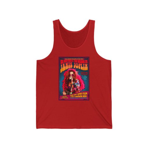 Janis Joplin Concert Poster Tank Top