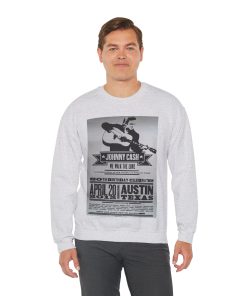 Johnny Cash Austin Texas Sweatshirt