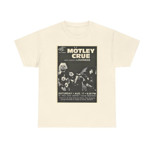 Motley Crue Paul Civic Center T-Shirt