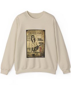 Nirvana Concert Poster Sweatshirt