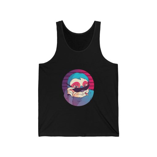 Retro Sloth Sunglasses Tank Top