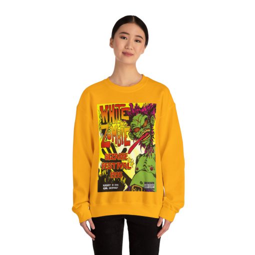 Retro White Zombie Band Sweatshirt