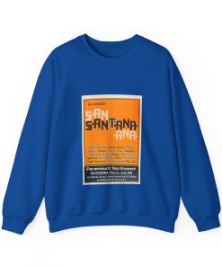 Santana Concert Poster Sweatshirt