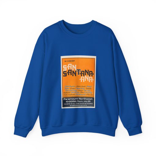 Santana Concert Poster Sweatshirt