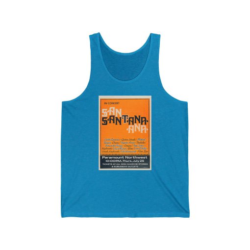 Santana Concert Poster Tank Top