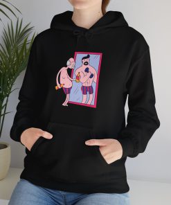 Unique Graphic Hoodie Mirror Image