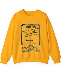 Van Halen Concert Poster Sweatshirt