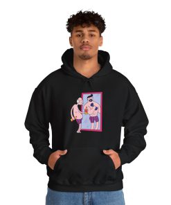 Unique Graphic Hoodie Mirror Image