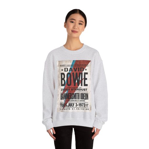 Ziggy Stardust Concert Poster Sweatshirt