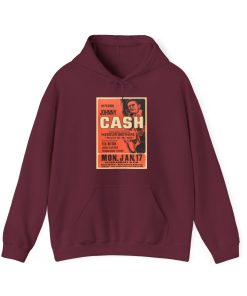 Classic Johnny Cash Concert Hoodie