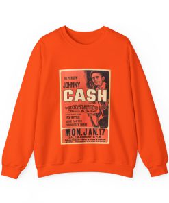 Classic Johnny Cash Concert Sweatshirt