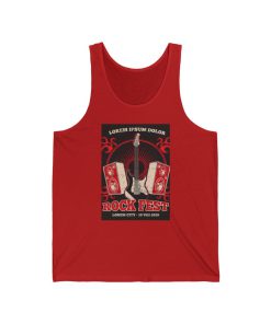 Rock Concert Poster Aesthetic Tank Top