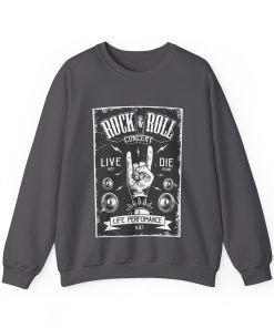 Rock Legend Concert Poster Sweatshirt