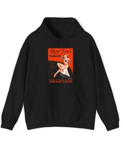 Bon Jovi 1987 Pin-Up Style Concert Hoodie