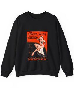 Bon Jovi 1987 Pin-Up Style Concert Sweatshirt