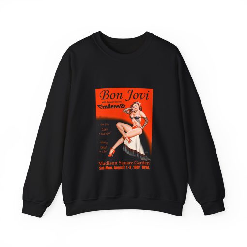 Bon Jovi 1987 Pin-Up Style Concert Sweatshirt