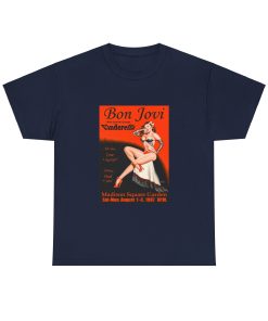 Bon Jovi 1987 Pin-Up Style Concert T-shirt