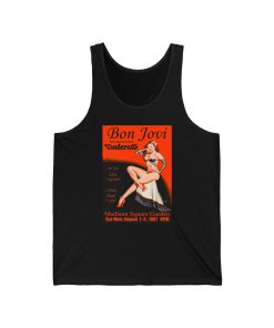 Bon Jovi 1987 Pin-Up Style Concert Tank top