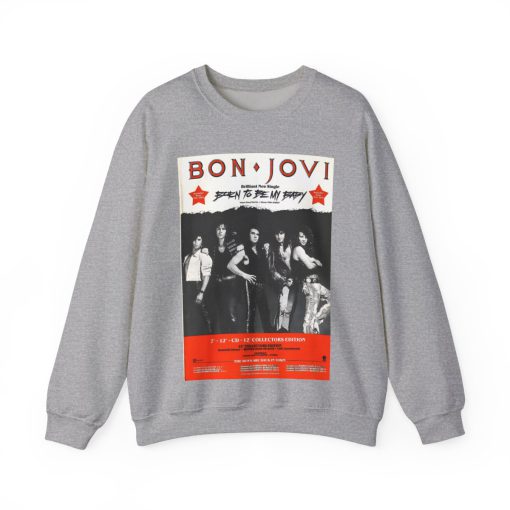 Bon Jovi New Jersey Album Cover Sweatshirt