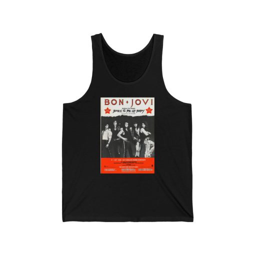 Bon Jovi New Jersey Album Cover Tank Top