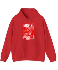 Classic Grunge Concert Poster Nirvana Hoodie