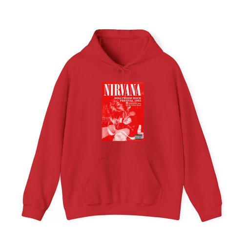 Classic Grunge Concert Poster Nirvana Hoodie