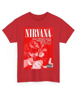 Grunge Concert Poster Nirvana T-shirt