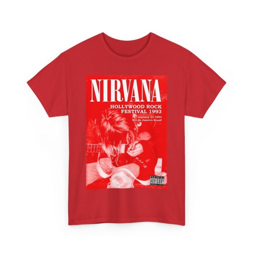 Grunge Concert Poster Nirvana T-shirt