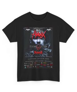 Hirax Italy Tour 2023 Poster T-shirt