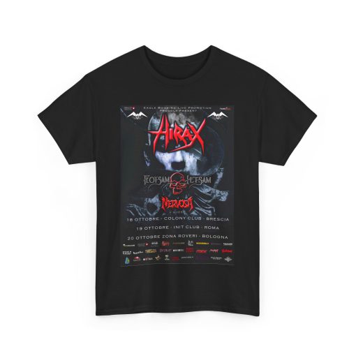 Hirax Italy Tour 2023 Poster T-shirt