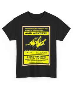 Jimi Hendrix Sicks' Stadium T-shirt