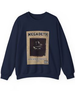 Megadeth 1995 Concert Poster Sweatshirt