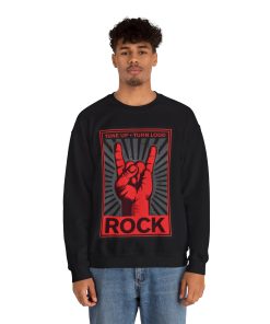 Metal Hand Gesture Sweatshirt